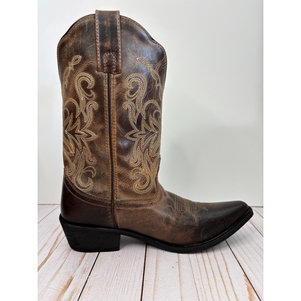 Smoky Mountain Women's NWOT Boots Brown Madison Western Size 8 - Picture 3 of 16